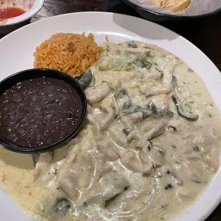 36. Pollo a la Crema