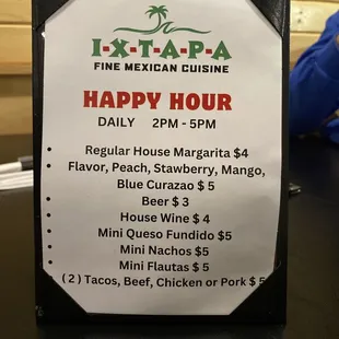 Ixtapa Happy Hour is fabulous!!
