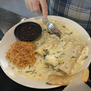 14. Enchiladas de Camarones