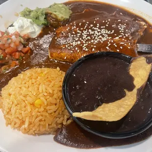Chicken Mole (asked for a steak and was brought this in error)