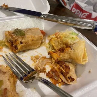 3. Enchilada, Tamal & Taco Combo