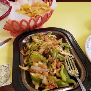 Delicious fajitas