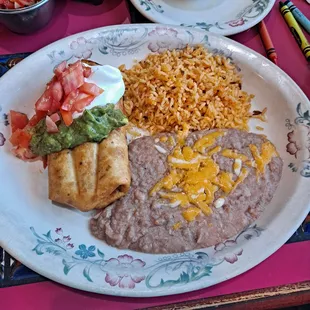 Chicken chimichanga