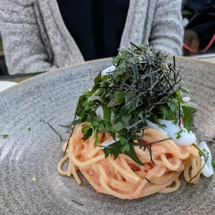 Spicy Mentaiko Spaghetti