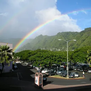 We are located in the Manoa Marketplace and there is plenty of free parking