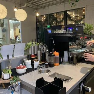 Brock the grand human barista  (photo taken with his permission)