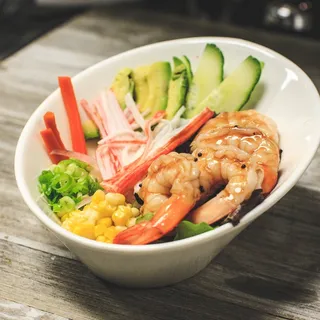 Wasabi Shrimp Poke Bowl