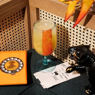 What's Your Math?
Siete Misterios mezcal, spicy mango shrub, calamansi, coconut water