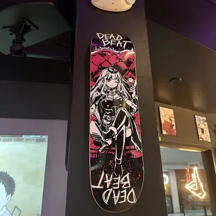 Mori Calliope skateboard (decor)