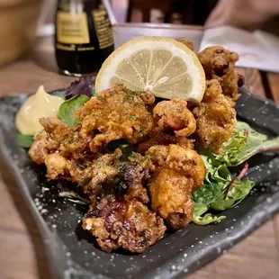 chicken wings and fried chicken, food