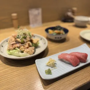 food, sushi and sashimi