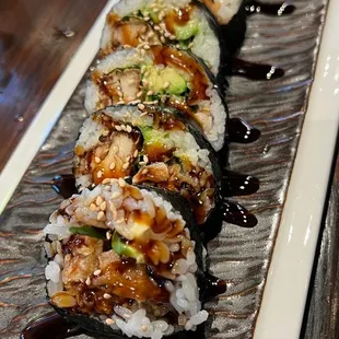 Ginji Roll / Fried Chicken Thigh / Avocado / $13