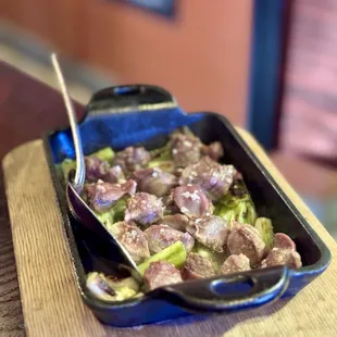 Grilled gizzards