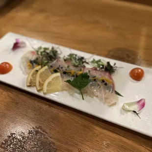 Snapper Yuzu Carpaccio
