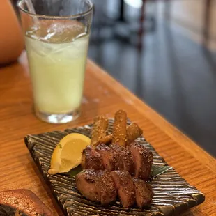 Charcoal grilled Beef Tongue