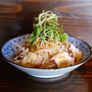 Octopus &amp; Daikon Radish Salad