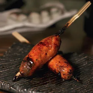 IG: @tffny.eats | chicken meatball skewer