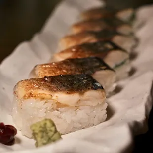 Mackerel Sushi
