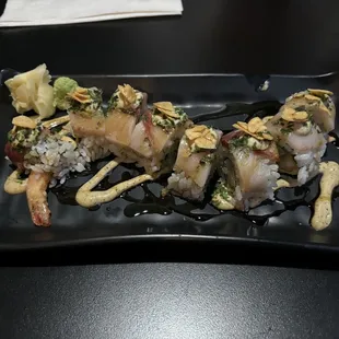 White dragon roll