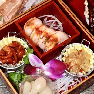 sushi and sashimi, sushi, food, sashimi