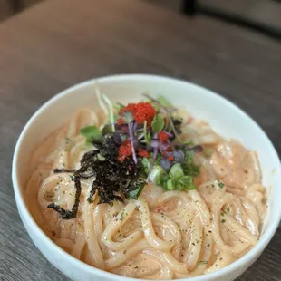 Cream Udon Noodles