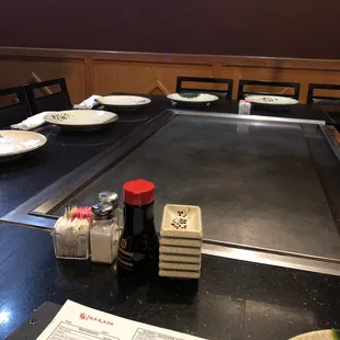 interior, sushi and sashimi