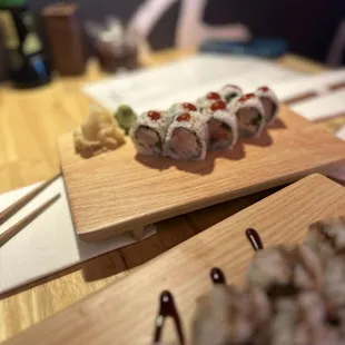 Yellowtail and jalapeño roll