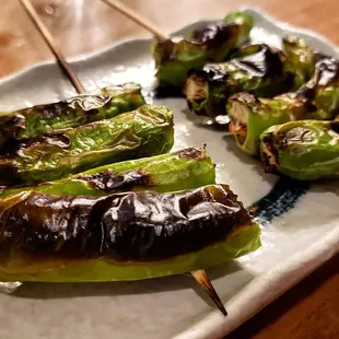 Shishito peppers