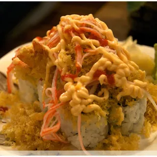 6 Pieces Spicy Crunchy Roll