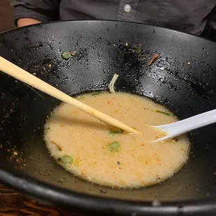 What&apos;s left of our Ramen!