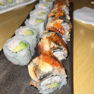 sushi, sashimi, sushi and sashimi, food