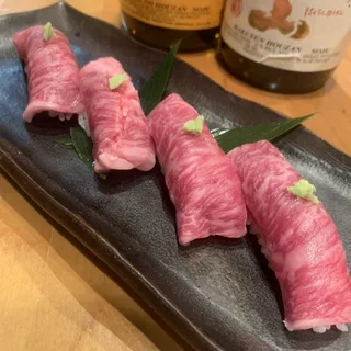 A5 wagyu nigiri