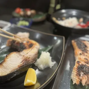 grilled seafood, grilled fish, fish, seafood, food