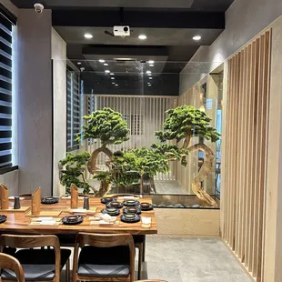 interior, sushi and sashimi