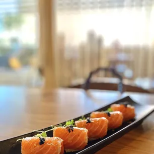 Miso crab salmon | IG: @nom.noms.only