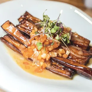 Miso Glazed Eggplant