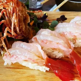 sushi and sashimi, food