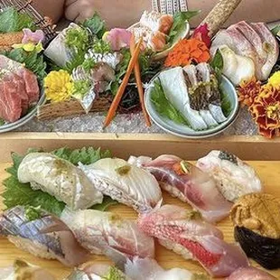 Omakase Sushi and Sashimi
