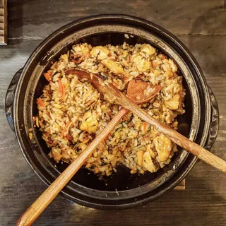 Salmon & hijiki hot pot