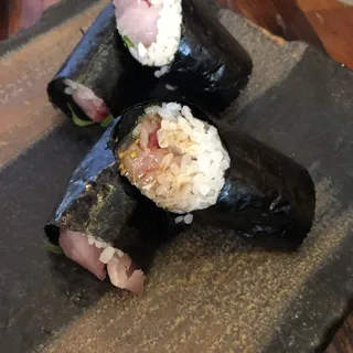 Yellowtail Cilantro Hand Roll