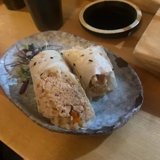 Baked Blue Crab Hand Roll