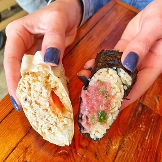 Toro & Scallion Hand Roll