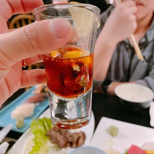 Oyster shot.