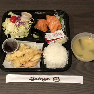 Salmon Sashimi Bento