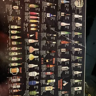 Drink list