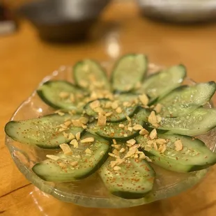 Cucumber appetizer very refreshing and good starter