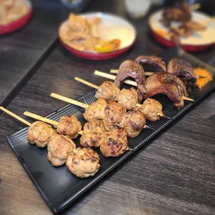 Tsukume and Gyutan Yakitoi