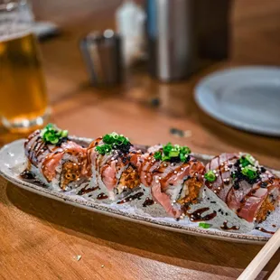 sushi and sashimi, food