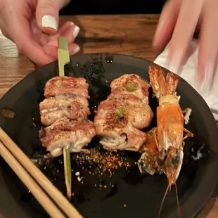 Thigh Momo Yakitori with Yuzukosho