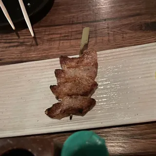 Pork Jowl Yakitori